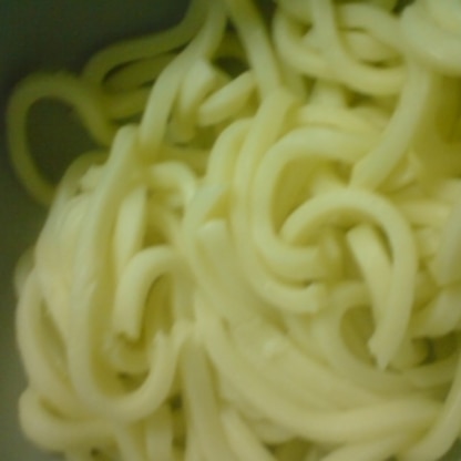 うどんで作らせていただきました。ありがとうございますー。